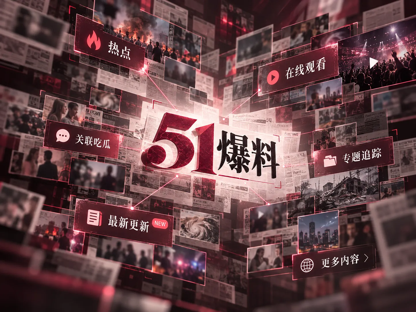 51爆料在线内容发现页视觉